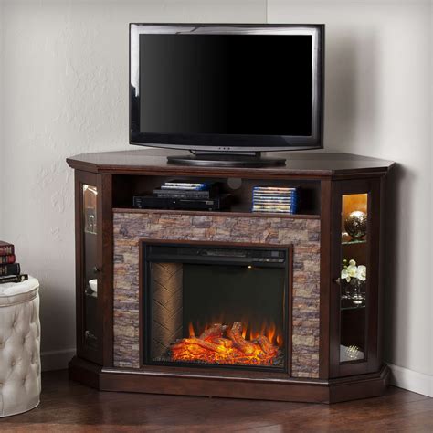 Corner Electric Fireplace And TV Stand – Mriya.net