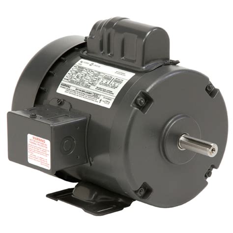 T12C2J4 Nidec 1/2 hp 1800 RPM 115/208-230V 1-Speed 48 Frame (Rigid Base ...