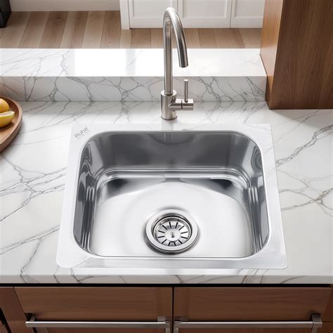 THOISEWELT® 304" Sainless Steel Material Single Bowl Kitchen Sink Small ...