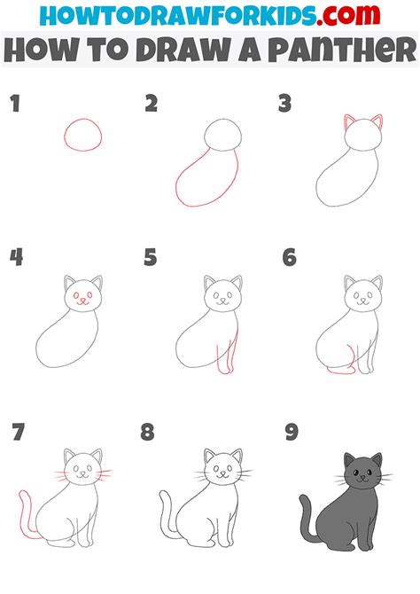 Image result for Draw Panther Tutorial