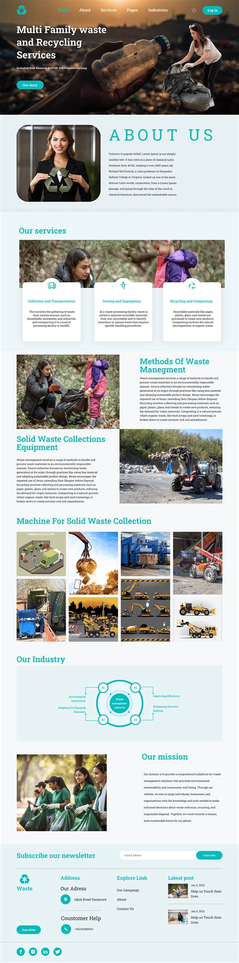 Image result for Waste Management Website