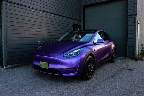 Tesla Model Y Satin Metallic Purple | Twiisted Wrap