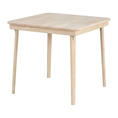Meco Corporation 32 x 32 Indoor Square Wood Folding card table 4 ...