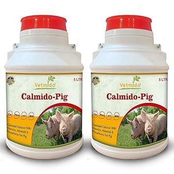 Buy VETMIDO Calmido Pig - Calcium Supplement for Pig, Swine, Piglets ...