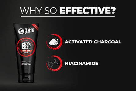 Beardo Activated Charcoal Peel Off Mask, 100 ml Price, Uses, Side ...