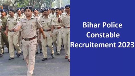 CSBC Bihar Police Constable 2023 Notification: Online Registration ...