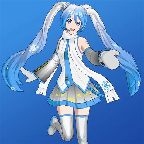 Snow Hatsune Miku dans Fortnite | Winterfest 2025