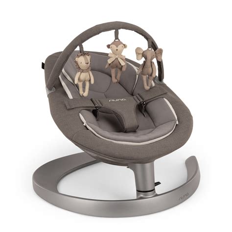 Nuna LEAF Grow Baby Swing With Toy Bar - Granite - Olivers BabyCare