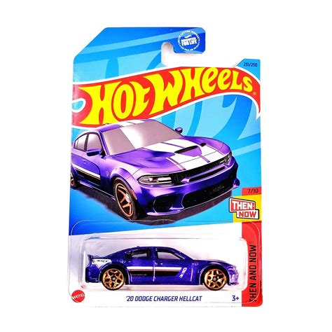 Amazon.com: Hot Wheels- 20 Dodge Charger Hellcat -7/10 OR 231/250 ...