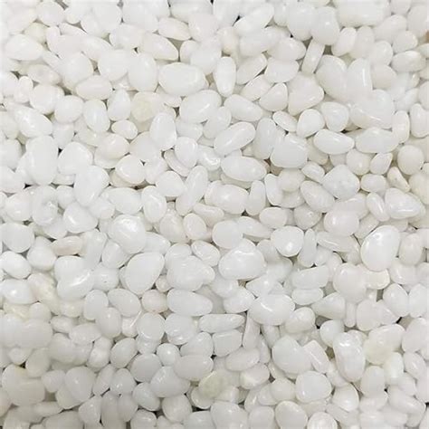 AVLUZ 5KG White Pebbles Size 0.5cm to 2cm for Home Decor Vase Fillers ...