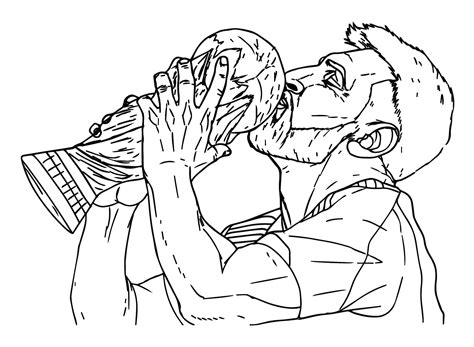 Lionel Messi Coloring Pictures