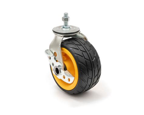 RCSTR6X3 Ground Glider Caster with Brake 6" x 3" (2-Pack for R14G & R1