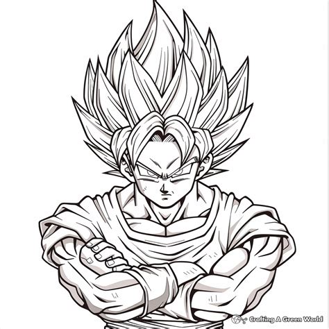 Dragon Ball Z Coloring Pages - Free & Printable!