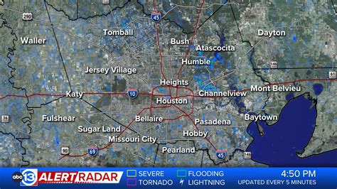 Houston Texas Weather Map