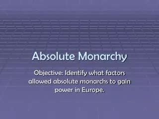 Absolute Monarchy 的图像结果