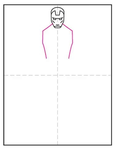 Iron Man Head Trawing Tutorial 的图像结果