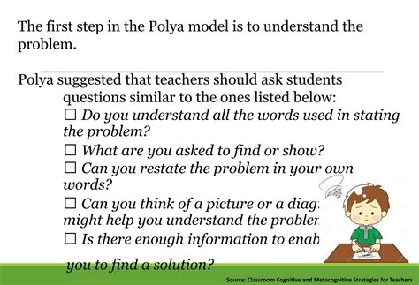 Image result for Polya's Problem Solving Strategies