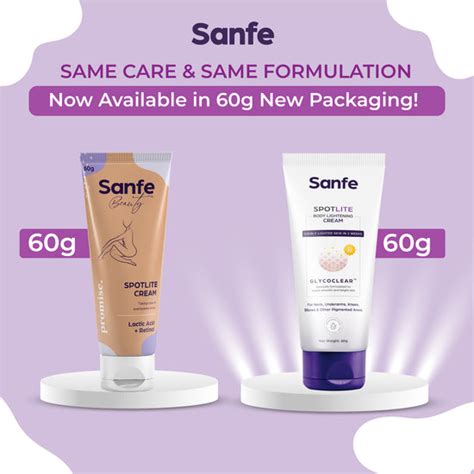 Sanfe Spotlite Cream For Dark Underarms, Neck & Joints | 3X Quicker ...