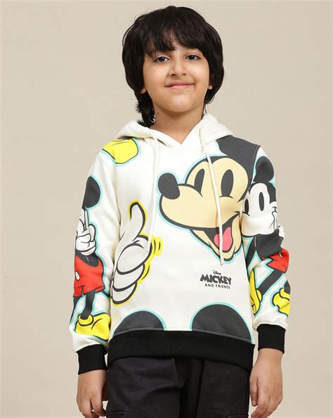 Mickey & Friends Printed Regular Fit Hoodie For Boys – Kidsville