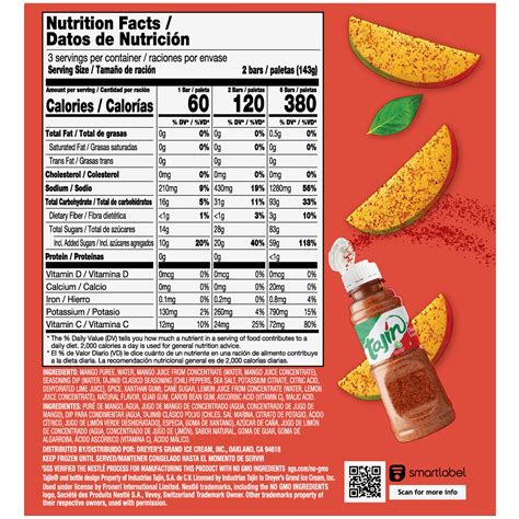 Tajin Nutrition Facts | Besto Blog