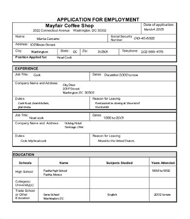 Image result for Examples of Work Sample in Job Application