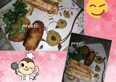 Paneer Bread Roll Recipe by Preeti Singh - Cookpad