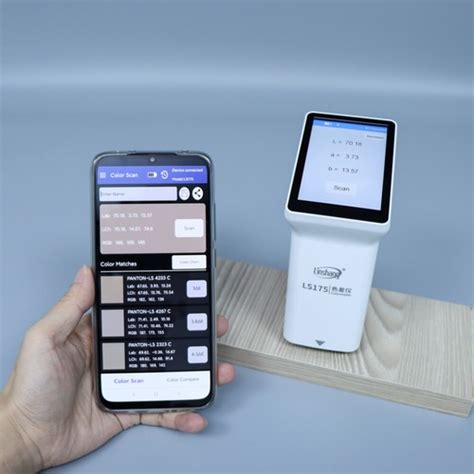 Buy Touch Screen Color Analyzer Colorimeter For Wooden Furniture Test ...