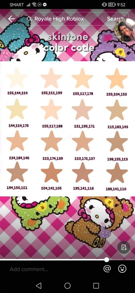 Color Coding Chart 的图像结果