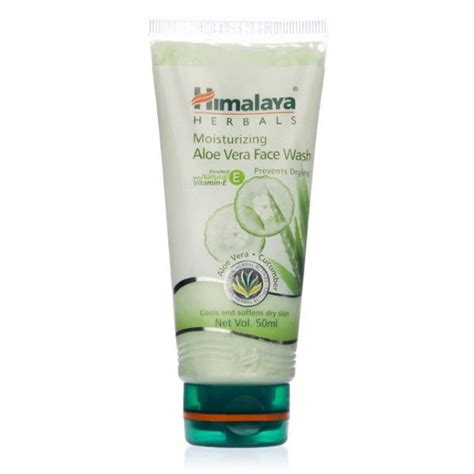 manfaat himalaya moisturizing aloe vera face wash