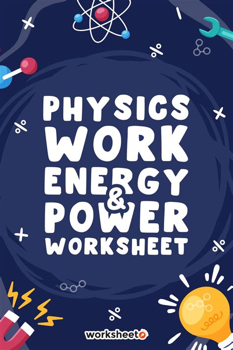 Image result for Work and Power Worksheet