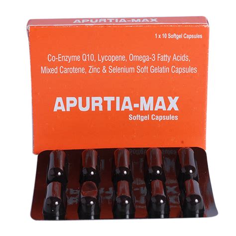 Apurtia-Max Capsule 10's Price, Uses, Side Effects, Composition ...