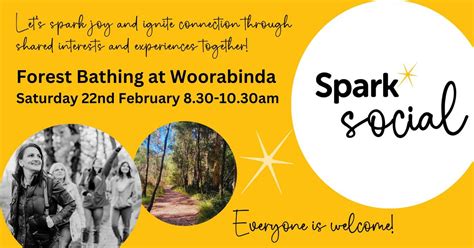 Spark Social - Forest Bathing at Woorabinda Bushland Reserve ...