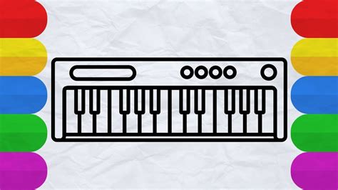 Image result for Music Keyboard Drawing