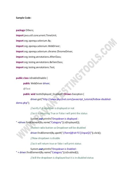Image result for Selenium Script Sample