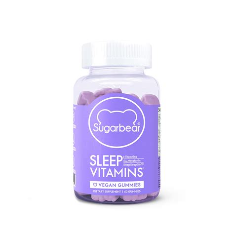Buy Sugarbear Aid Gummies for Adults with Melatonin 6mg, Magnesium, L ...
