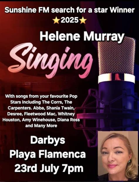 Helene Murray Singing, Calle de las Orquidas, 1, 03189 Orihuela, Spain ...