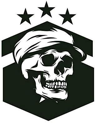Buy 5 Ace skull face Wall Sticker Poster|size:12x18 inch|multicolor ...