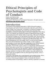 Image result for APA Code of Conduct Principles