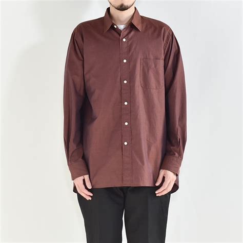 (s-008)SUNNY ELEMENT(サニーエレメント)Sleeping Shirt / Cotton Twill(スリーピングシャツ ...