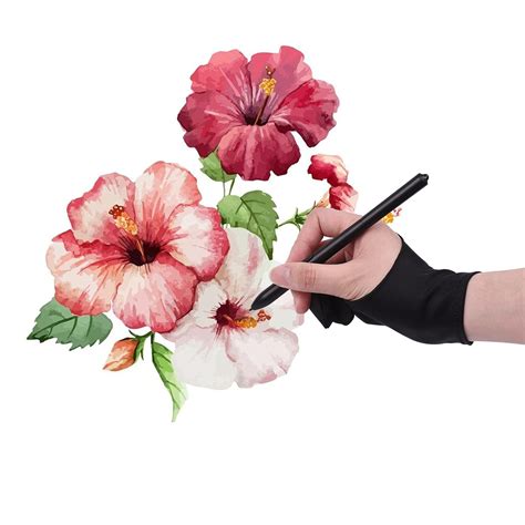 Amazon.in: Buy Two-Finger Free Size Drawing Glove Artist Tablet ...