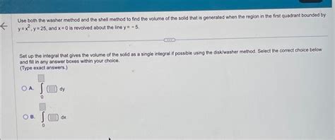 Image result for Washer and Shell Method Formulas