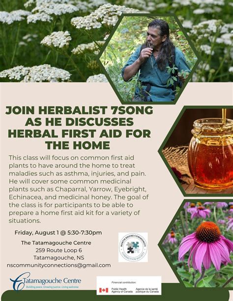 Herbal First Aid For the Home, Tatamagouche Centre, 259 Loop Route 6 ...