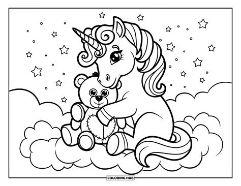 200+ Desenhos de unicórnio para colorir para crianças e adultos (PDFs ...