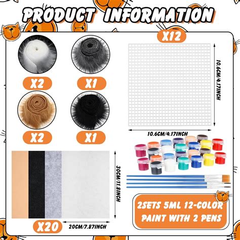 Hahafelt Therian Mask Kit DIY Therian Gear 40 Kit Faux Fur India | Ubuy