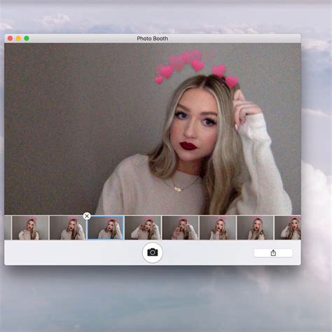 Macbook Photobooth Heart Filter