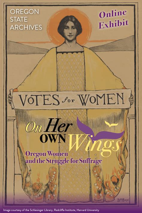 On Her Own Wings: Oregon Women and the Struggle for Suffrage