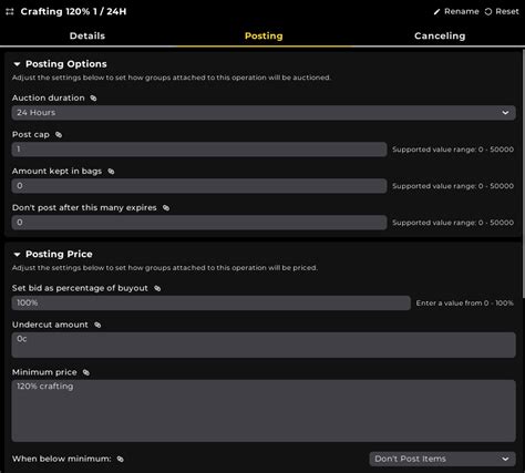 Image result for TSM Auctioning Operations String