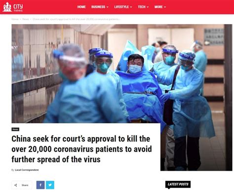 Hoax report claims China sought Supreme Court approval to euthanise ...