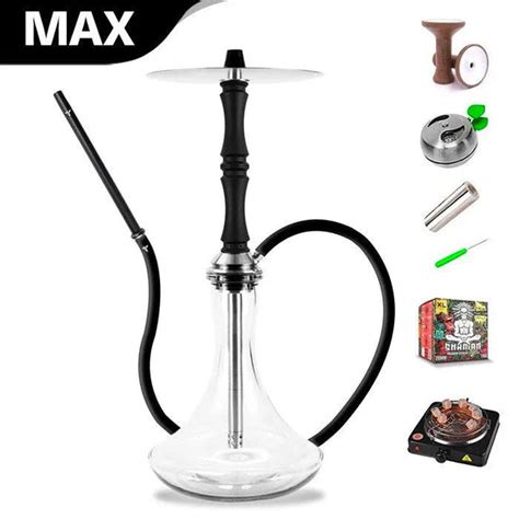 Aeon Vyro Versa Steel Sleeve Hookah Set - V3 Black - Hookah Shisha - UK ...