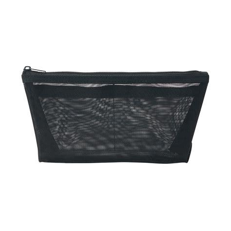 NYLON MESH PEN CASE WITH GUSSET